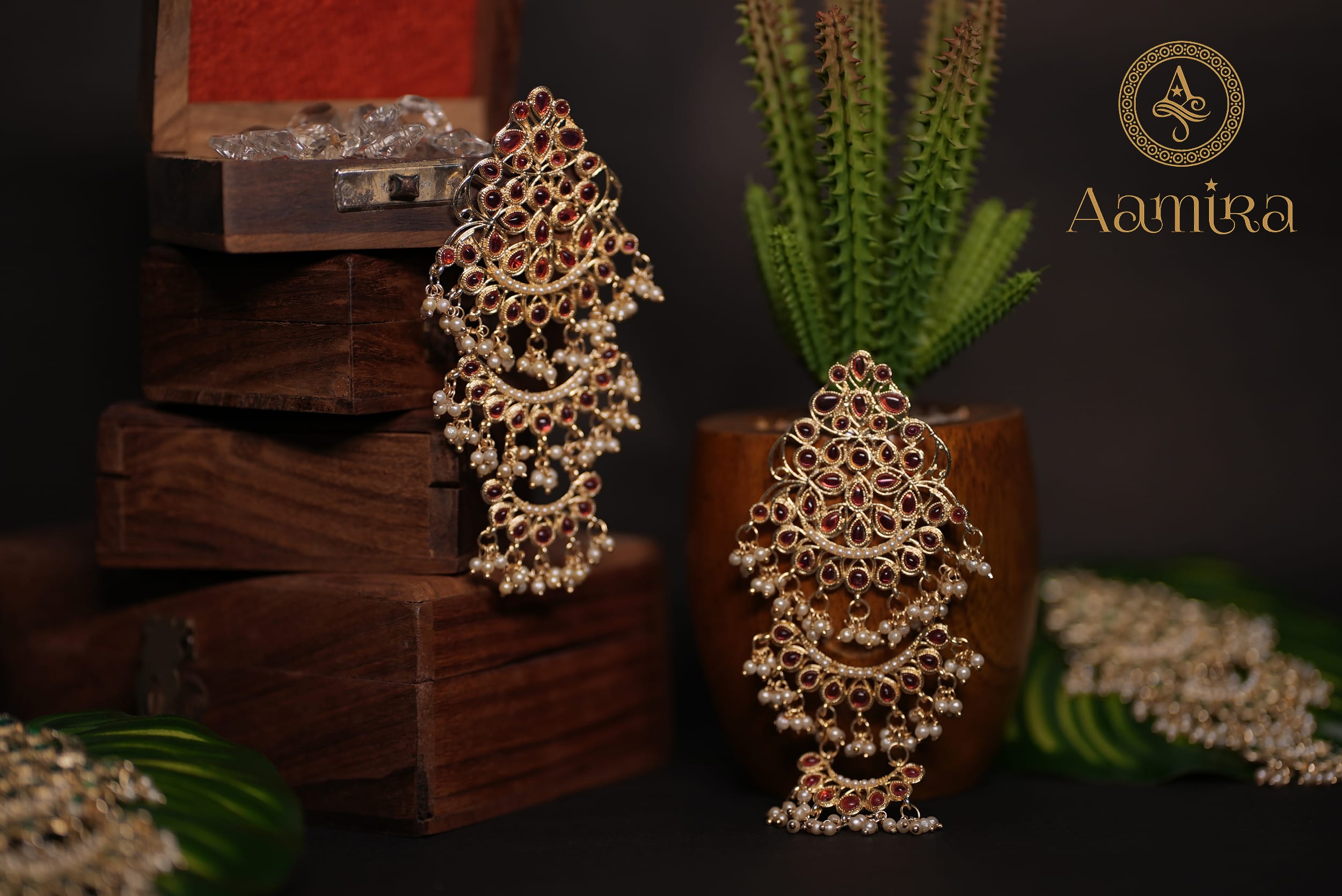 Aamira Gold Earrings